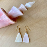 Pink Conch Shape Earrings