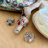 Shell Owl Ring