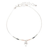 Dainty Colorful Palm Tree Anklet