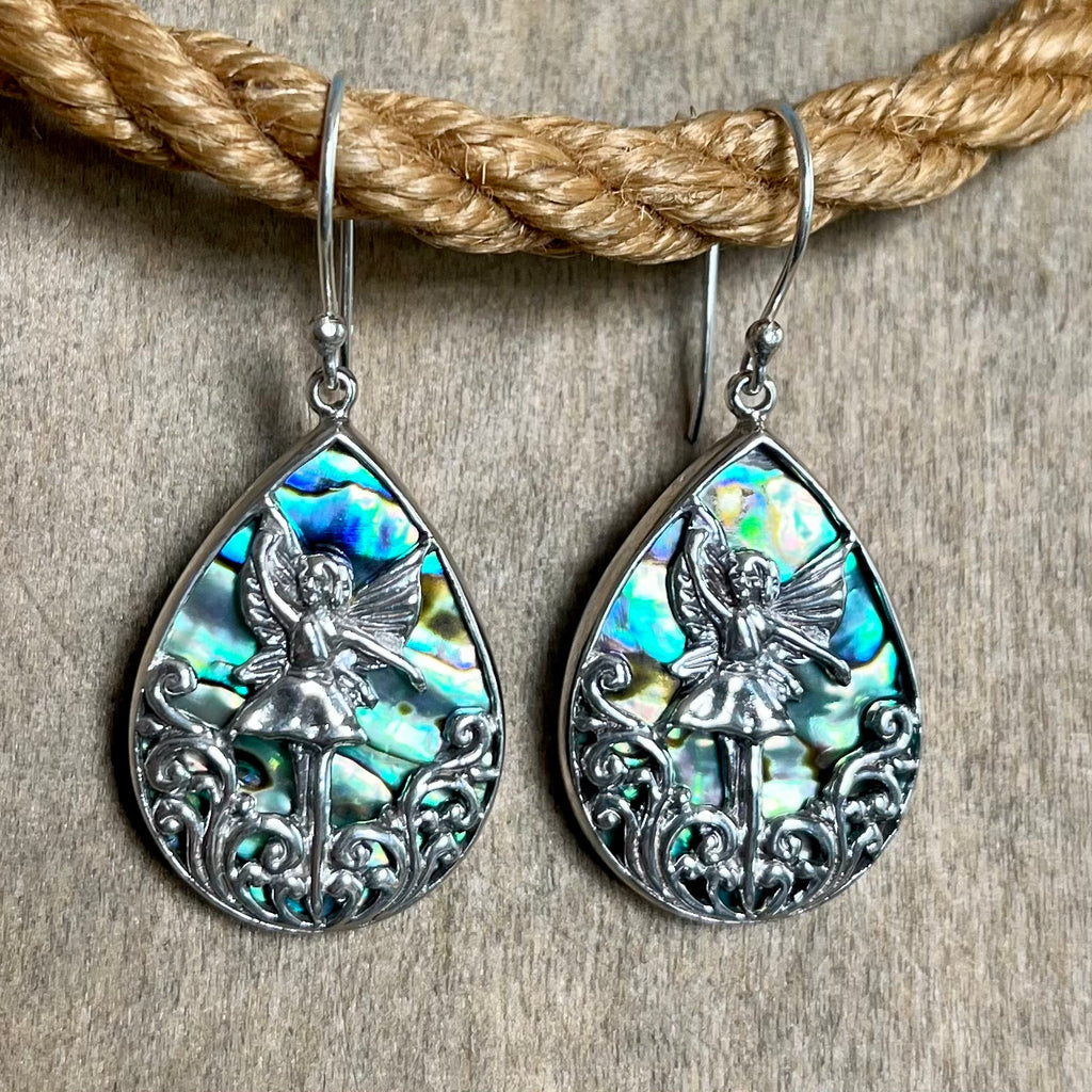 Abalone Fairy Earrings