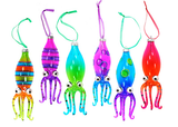 Glass Squid Ornament