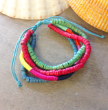Colorful Coconut Bracelets & Anklets