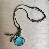 Seashell Silk Necklace