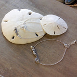 Sand Dollar Pearl Drop Anklet