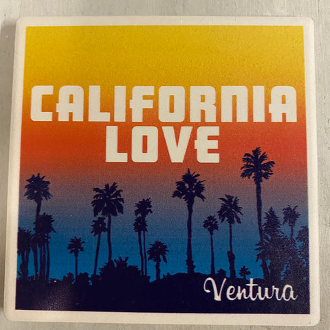 California Love Sunset Coaster