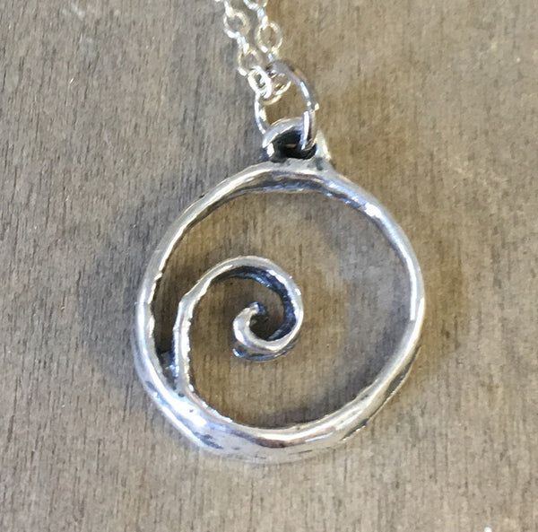 Wave Sterling Necklace – Sea Things Ventura