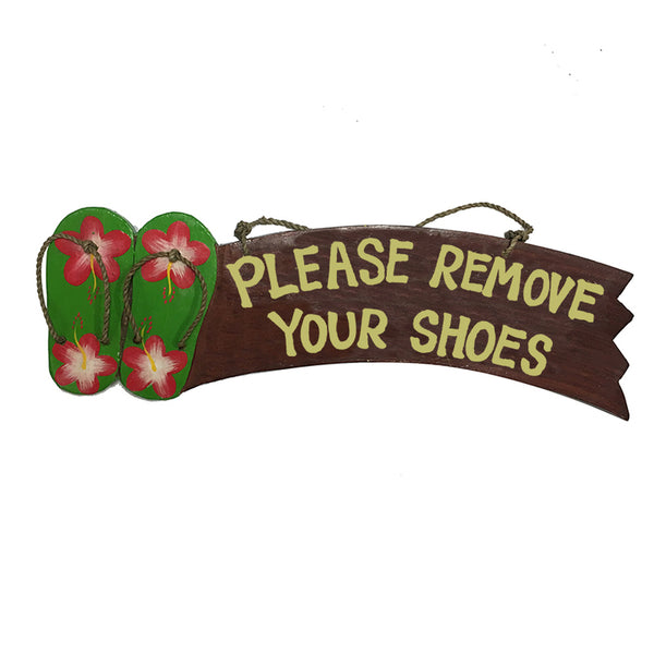 Please Remove Your Shoes Sign – Sea Things Ventura