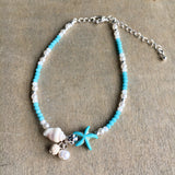 Seashell Charm Anklet