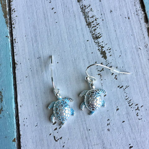 Sea Turtle Dangle Earrings