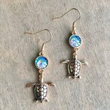 Sea Turtle Dazzle Earrings