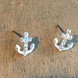 Ocean Sparkle Stud Earrings