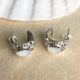 MOP Inlay Stud Earrings