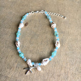 Seashell Charm Anklet