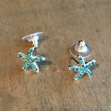 Ocean Sparkle Stud Earrings