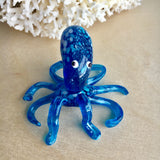 Blue Octopus Figurine
