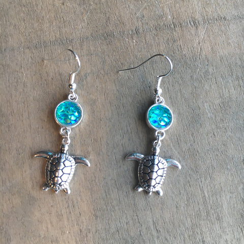 Sea Turtle Dazzle Earrings